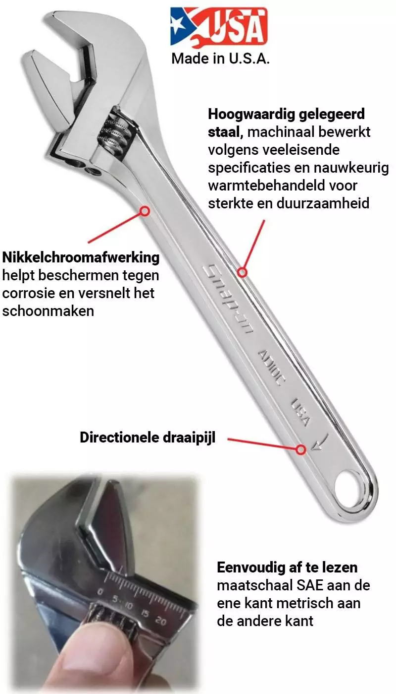 New-Adjustable-Wrenches-DUTCH 5 New Adjustable Wrenches DUTCH